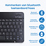 Bluetooth Toetsenbord geschikt voor Samsung Galaxy Tab S8 Plus (2022) Toetsenbord &amp; Hoes - QWERTY Keyboard case - Auto/Wake functie - Zwart