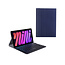 Case2go Bluetooth Toetsenbord geschikt voor Apple iPad Mini 7 (2024) / iPad Mini 6 (2021) - (8.3 inch) - Toetsenbord Hoes - QWERTY Keyboard case - Auto/Wake functie - Donker Blauw