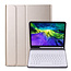 Bluetooth Keyboard Case geschikt voor Apple iPad Pro 11 (2022/2021/2020/2018) - Toetsenbord Hoes - QWERTY Keyboard case - Auto/Wake functie - Goud