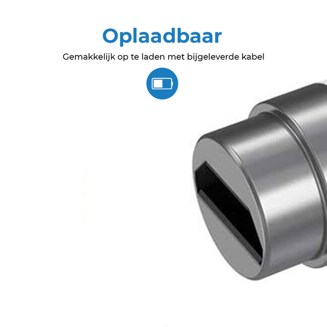 Active Stylus Pen voor Tablet en Smartphone - Stylus Pen geschikt voor IOS, Android en Windows Tablets en Telefoons - Oplaadbaar - Zilver