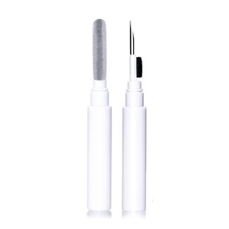 Case2go Airpods Cleaning Kit - Pen voor het schoonmaken van Airpods / Oordopjes - Schoonmaak set - Wit