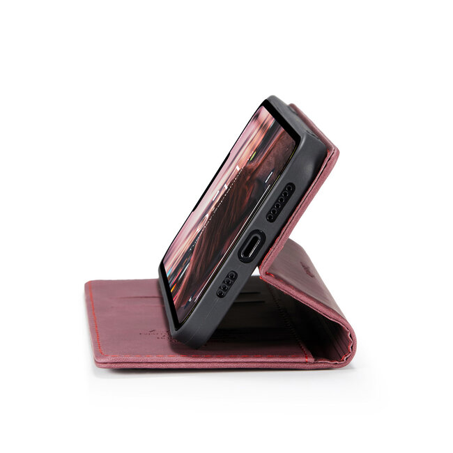 Hoesje geschikt voor Apple iPhone 14 - Wallet Book Case - Magneetsluiting - Rood
