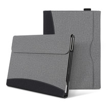Hoes geschikt voor Microsoft Surface Pro 4/5/6/7 - Wallet book Case - 12.3 inch - Grijs