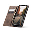 Hoesje geschikt voor Apple iPhone 14 - Wallet Book Case - Magneetsluiting - Donker Bruin