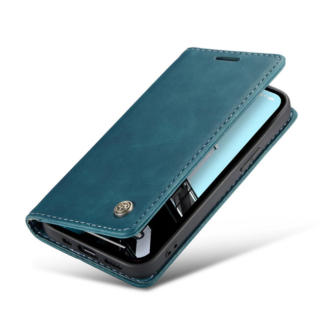 Hoesje geschikt voor Apple iPhone 14 Pro - Wallet Book Case - Magneetsluiting - Blauw