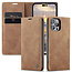 Hoesje geschikt voor Apple iPhone 14 Pro - Wallet Book Case - Magneetsluiting - Licht Bruin