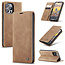 Hoesje geschikt voor Apple iPhone 14 Pro - Wallet Book Case - Magneetsluiting - Licht Bruin