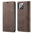 Hoesje geschikt voor Apple iPhone 14 Pro - Wallet Book Case - Magneetsluiting - Donker Bruin