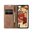 Hoesje geschikt voor Apple iPhone 14 Plus - Wallet Book Case - Magneetsluiting - Licht Bruin