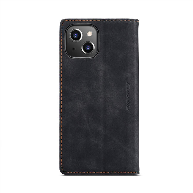 Hoesje geschikt voor Apple iPhone 14 Plus - Wallet Book Case - Magneetsluiting - Zwart