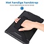 Hoes geschikt voor Microsoft Surface Pro 4/5/6/7 - Met Handstrap - 12.3 inch - Compatible met Toetsenbord - Stylus Houder - Wit