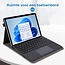 Hoes geschikt voor Microsoft Surface Pro 4/5/6/7 - Wallet book Case - 12.3 inch - Blauw