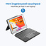 Bluetooth Toetsenbord hoes geschikt voor Apple iPad Air 10.5  (2019) - Toetsverlichting en Touchpad - QWERTY - Zwart