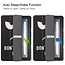 Tablet hoes geschikt voor Amazon Fire 7 (2022) tri-fold hoesje - book case met auto/wake functie - Don't touch me