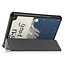 Tablet hoes geschikt voor Amazon Fire 7 (2022) tri-fold hoesje - book case met auto/wake functie - Good Night