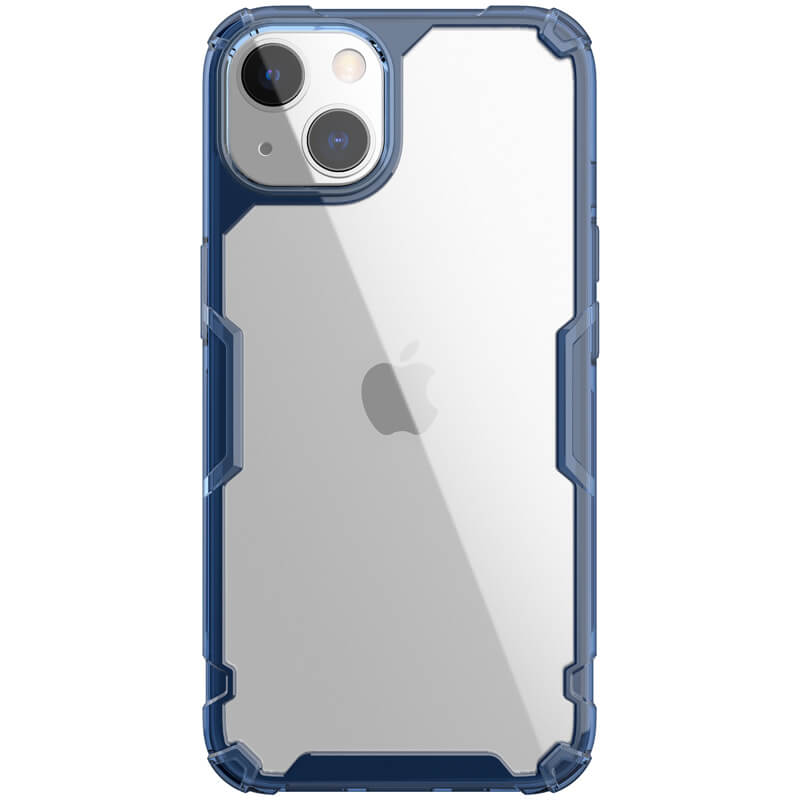Telefoonhoesje geschikt voor Apple iPhone 14 - Nillkin Nature TPU Case - Back Cover - Blauw afbeelding