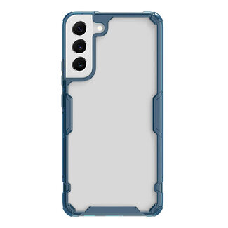 Nillkin Telefoonhoesje geschikt voor Samsung Galaxy S22 Plus - Nillkin Nature TPU Case - Back Cover - Blauw