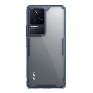 Nillkin Telefoonhoesje geschikt voor Xiaomi K50 / K50 Pro - Nillkin Nature TPU Case - Back Cover - Blauw