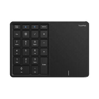 Case2go Case2go - Bluetooth Numeriek Toetsenbord met Touchpad -  22 Toetsen - Draadloos met Dongle - Zwart