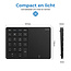 Case2go - Bluetooth Numeriek Toetsenbord met Touchpad -  22 Toetsen - Draadloos met Dongle - Zwart