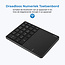 Case2go - Bluetooth Numeriek Toetsenbord met Touchpad -  22 Toetsen - Draadloos met Dongle - Zwart