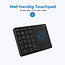 Case2go - Bluetooth Numeriek Toetsenbord met Touchpad -  22 Toetsen - Draadloos met Dongle - Zwart