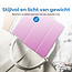 Case2go - Tablet hoes geschikt voor Apple iPad 10 10.9 (2022) - Tri-fold hoes met Auto/Wake functie en Magnetische sluiting  - Paars