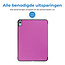 Case2go - Tablet hoes geschikt voor Apple iPad 10 10.9 (2022) - Tri-fold hoes met Auto/Wake functie en Magnetische sluiting  - Paars