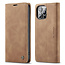 Hoesje geschikt voor Apple iPhone 14 Pro Max - Wallet Book Case - Magneetsluiting - Licht Bruin
