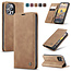 Hoesje geschikt voor Apple iPhone 14 Pro Max - Wallet Book Case - Magneetsluiting - Licht Bruin