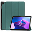 Case2go - Tablet hoes geschikt voor Lenovo Tab M10 (3e generatie) (TB328FU, TB328XU) - 10.1 inch - Tri-Fold Book Case met Auto/Wake functie - Donker Groen