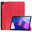 Case2go - Tablet hoes geschikt voor Lenovo Tab M10 (3e generatie) (TB328FU, TB328XU) - 10.1 inch - Tri-Fold Book Case met Auto/Wake functie - Rood