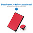 Case2go - Tablet hoes geschikt voor Lenovo Tab M10 (3e generatie) (TB328FU, TB328XU) - 10.1 inch - Tri-Fold Book Case met Auto/Wake functie - Rood