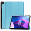 Case2go - Tablet hoes geschikt voor Lenovo Tab M10 (3e generatie) (TB328FU, TB328XU) - 10.1 inch - Tri-Fold Book Case met Auto/Wake functie - Licht blauw