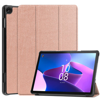 Case2go Case2go - Tablet hoes geschikt voor Lenovo Tab M10 (3e generatie) (TB328FU, TB328XU) - 10.1 inch - Tri-Fold Book Case met Auto/Wake functie - Rosé-Gold