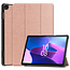 Case2go - Tablet hoes geschikt voor Lenovo Tab M10 (3e generatie) (TB328FU, TB328XU) - 10.1 inch - Tri-Fold Book Case met Auto/Wake functie - Rosé-Gold