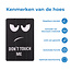 Case2go - Tablet hoes geschikt voor Lenovo Tab M10 (3e generatie) (TB328FU, TB328XU) - 10.1 inch - Tri-Fold Book Case met Auto/Wake functie - Don't touch me