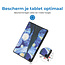 Case2go - Tablet hoes geschikt voor Lenovo Tab M10 (3e generatie) (TB328FU, TB328XU) - 10.1 inch - Tri-Fold Book Case met Auto/Wake functie - Sterrenhemel