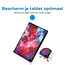 Case2go - Tablet hoes geschikt voor Lenovo Tab M10 (3e generatie) (TB328FU, TB328XU) - 10.1 inch - Tri-Fold Book Case met Auto/Wake functie - Galaxy