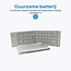 Case2go - Universeel Inklapbaar Bluetooth Toetsenbord - QWERTY - Mini-Keyboard voor IOS, Android en Windows - Oplaadbaar met Standaard - Grijs