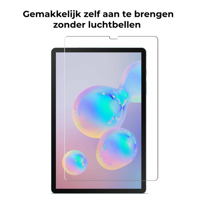 Tablet screenprotector geschikt voor Samsung Galaxy Tab S8 Plus - Case-friendly screenprotector - 2 stuks - Tempered Glass - Transparant