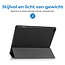 Case2go - Tablet hoes geschikt voor Lenovo Tab M10 (3e generatie) (TB328FU, TB328XU) - 10.1 inch - Tri-Fold Book Case met Auto/Wake functie - Zwart