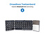 Case2go - Universeel Inklapbaar Bluetooth Toetsenbord met Touchpad - QWERTY - Opvouwbaar Keyboard voor IOS, Android en Windows - Oplaadbaar - Donker Grijs