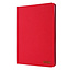 Tablet hoes geschikt voor Ipad 10.2 Inch 2019 / 2020 / 2021 - Book Case met Soft TPU houder + Screenprotector - Rood