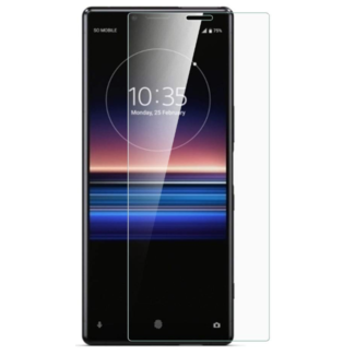 Case2go Case2go - Screenprotector voor Sony Xperia 1 - Tempered Glass - Case Friendly - Transparant