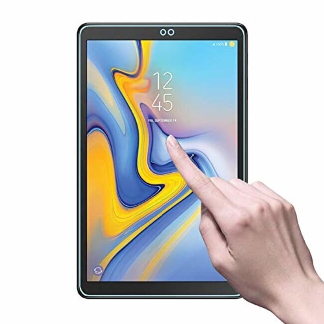 Screenprotector geschikt voor Samsung Galaxy Tab A 10.5 (2018) Tempered Glass Screenprotector - 2-Pack