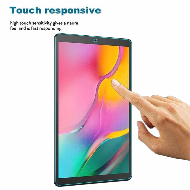Screenprotector geschikt voor Samsung Galaxy Tab A 10.1 (2019)  Tempered Glass Screenprotector - 2-Pack