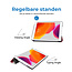 Tablet hoes geschikt voor Apple iPad 2021 / 2020 / 2019 tri-fold hoes - 10.2 inch - Case met Auto Wake/Sleep functie - Blocks