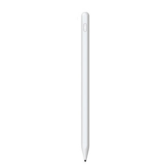 Case2go Active Stylus Pen - Universele Touchscreen Pen - Stylus Pen geschikt voor Android / IOS - Met 2 extra punten - Wit