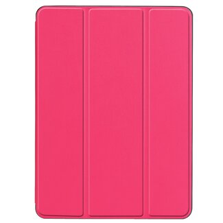 Case2go Tablet hoes geschikt voor Apple iPad Air 3 (2019) / iPad Pro (2017) - tri-fold hoes - Case met Auto Wake/Sleep functie - 10.5 inch - Magenta